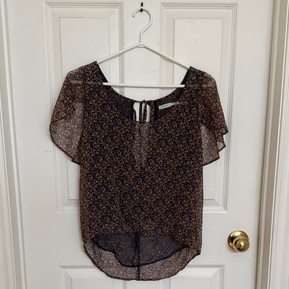 Kimchi Blue Floral Top (M)